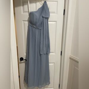 Dusty Blue Bridesmaid Dress
